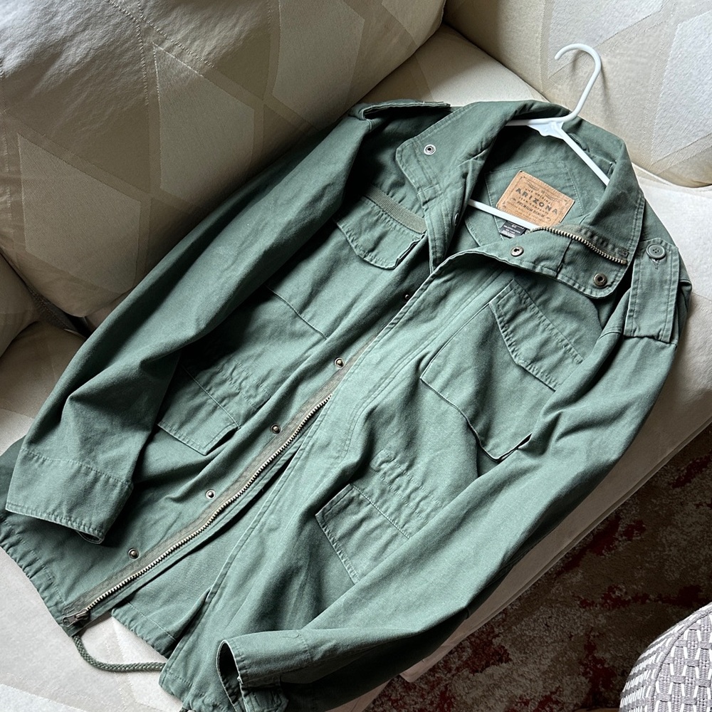 Arizona Jean Company Olive Field Jacket (Oversized)